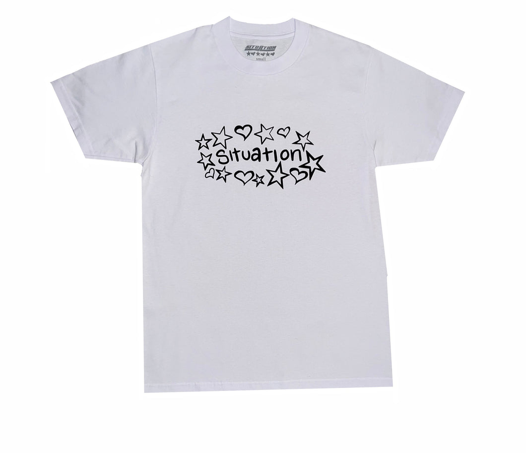 SITUATION STARS & HEARTS TEE